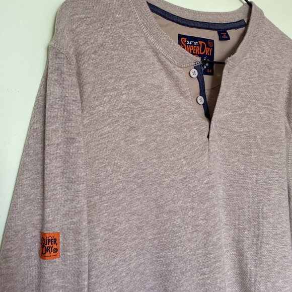 Superdry long sleeve henley - Picture 4 of 5